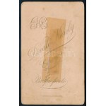 cca 1870-1880 Gundelfinger Gyula (1833-1894) festőművész, Szinyei Merse Pál (1845-1920) unokatestvére díszmagyarban...