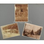 1917-1918 I. világháborús katonai fényképalbum 175 db fényképpel. Az album elején a szabadkai 6...