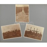 1917-1918 I. világháborús katonai fényképalbum 175 db fényképpel. Az album elején a szabadkai 6...