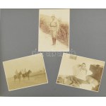 1917-1918 I. világháborús katonai fényképalbum 175 db fényképpel. Az album elején a szabadkai 6...