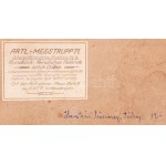 cca 1916 Artl. - Messtrupp 71. Scherenfernrohraufnahme No. 4. Rundblick: feindliches Gelände östlich Dubie...