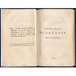 Schematismus indigitans hospitia excelsorum procerum et inclytorum statuum et ordinum Regni Hungariae...