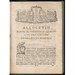 Acta a sanctissimo patre et domino nostro Pio divina providentia papa sexto causa initneris sui vindobonensis, anno M...