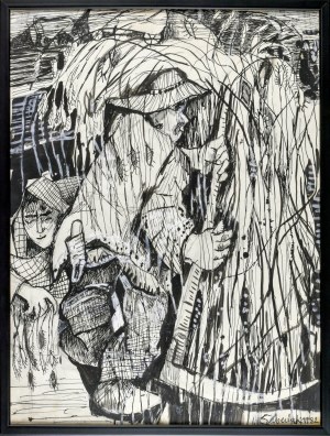 Stefan SUBERLAK (1928-1994), Kosiarz, 1982