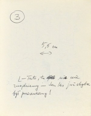 Gwidon MIKLASZEWSKI (1912-1999), Tato, tu nic nie znajdziemy - ten las już chyba był przeszukany!