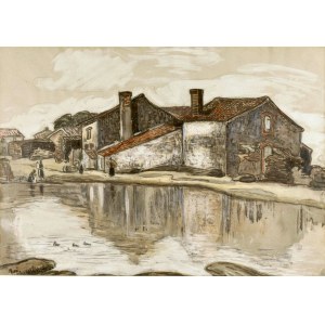Jean PESKÉ (1870-1949), Pejzaż miejski