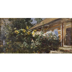 Julian FAŁAT (1853-1929), Wiejski ogród, 1897