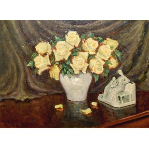 Władysław BOROWICKI (1909-1997), Roses jaunes