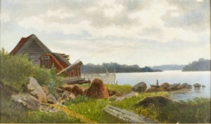 Józef JAROSZYŃSKI (1835-1900), Nad rzeką, 1891