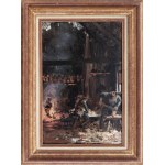 Paweł (Paul) MERWART (1855-1902), W pracowni drewniaków
