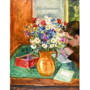 Irena WEISS - ANERI (1888-1981), Domowa lektura - Stasiu, ok. 1940