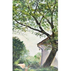 Irena WEISS - ANERI (1888-1981), Pejzaż z drzewem, 1970