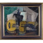 Alicja HALICKA (1889-1974), Nature morte à la guitare , 1914