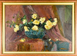 Włodzimierz TERLIKOWSKI (1873-1951), Żółte róże, 1923