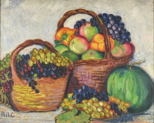 Jean PESKÉ (1870-1949), Martwa natura z owocami