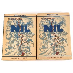 LUDWIG - NIL Życiorys rzeki. t.1-2 [komplet] ilustracje