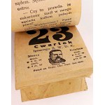 KALENDARZ ŚCIENNY NA ROK 1930 [KALENDARZ ZDZIERAK]