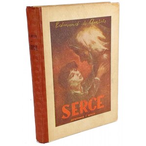 AMICIS- SERCE wyd. 1948 okładka SZANCER