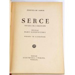 AMICIS- SERCE wyd. 1948 okładka SZANCER