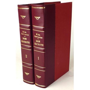 [Z biblioteki gabinetowej] CERVANTES- DON KICHOTE. T. 1-2. Warszawa 1972