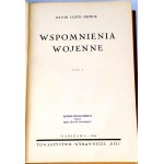 GEORGE - WSPOMNIENIA WOJENNE t.1-3. Warszawa 1938