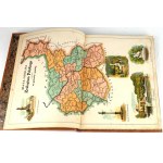 BAZEWICZ - ATLAS GEOGRAFICZNY KRÓLESTWA POLSKIEGO wyd. 1907