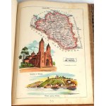 BAZEWICZ - ATLAS GEOGRAFICZNY KRÓLESTWA POLSKIEGO wyd. 1907