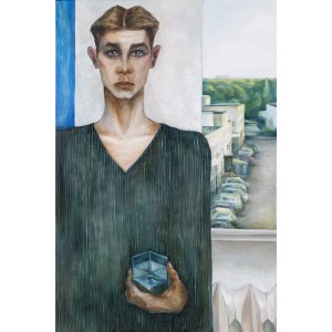 Szczepan Zalewski, Monsieur Z (Autoportret z artefaktem), 2023