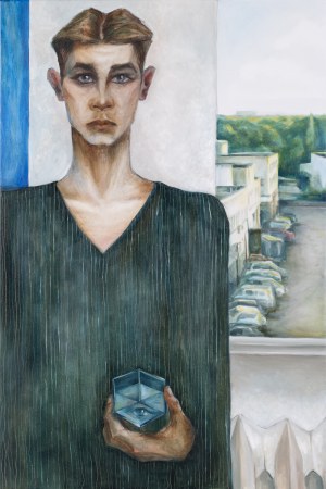 Szczepan Zalewski, Monsieur Z (Autoportret z artefaktem), 2023