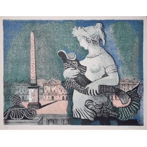 Alicia HALICKA (1894-1975), Place de la Concorde, 1955