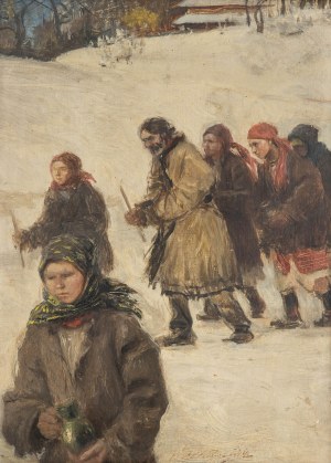 Teodor Axentowicz (1859 Braszów/Rumunia - 1938 Kraków), Święto Jordanu