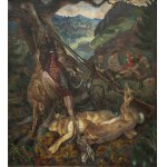 Fryderyk Pautsch (1887 Delatyn - 1950 Kraków), Po polowaniu - Martwa natura myśliwska, 1932 r.