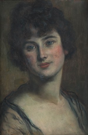 Józef Męcina-Krzesz (1860-1934), Portret kobiety