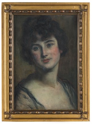 Józef Męcina-Krzesz (1860-1934), Portret kobiety