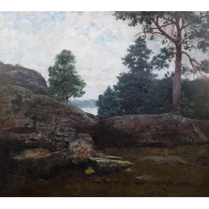 Józef Rapacki (1871 Warsaw - 1929 Olszanka near Skierniewice), Landscape, 1902.