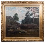 Józef Rapacki (1871 Warsaw - 1929 Olszanka near Skierniewice), Landscape, 1902.