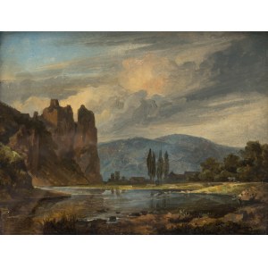 Carl Ernst Morgenstern (1847 Munich - 1928 Wolf Poreba), View of Rheingrafenstein