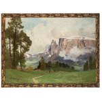 Edward Harrison Compton (1881 Feldafing-1960), Pejzaż z Dolomitów
