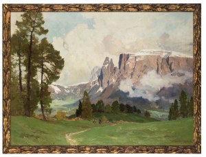 Edward Harrison Compton (1881 Feldafing-1960), Pejzaż z Dolomitów