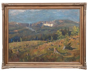 Georg Wichmann (1876 Lwówek Śląski - 1944 Szklarska Poręba), Pejzaż karkonoski