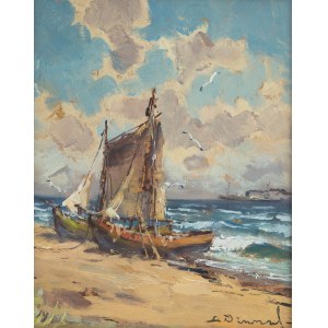 Eugeniusz Dzierzencki (1905 Warszawa - 1990 Sopot), Widok morski