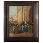 Ignacy Gierdziejewski (1826 Warszawa - 1860 tamże), Scena historyczna, 1856 r.