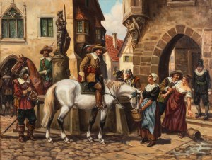Leszek Piasecki (1928 Lwów - 1990 Wiedeń), Scena historyczna