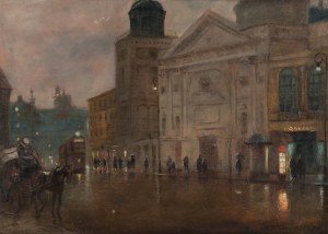 Franciszek Sunderland (1 poł. XX w.), Widok na kościół Św. Anny