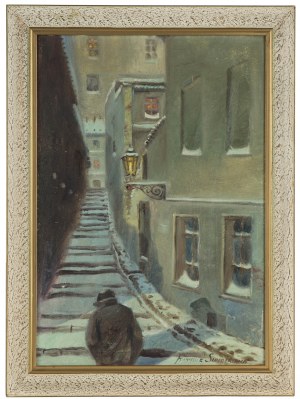 Franciszek Sunderland (1 poł. XX w.), Kamienne schodki w Warszawie