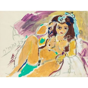 Ludwik Klimek (1912 Skoczów - 1992 Nicea), Akt brunetki