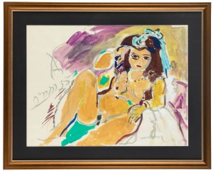 Ludwik Klimek (1912 Skoczów - 1992 Nicea), Akt brunetki