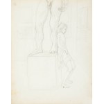 Zdzislaw Czermanski (1896 Krakow - 1970 New York), Two-sided work: On the bosom of nature / By the statue