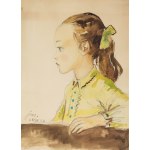 Jan Marcin Szancer (1902 Kraków-1973 Warszawa), Portret Moniki, 1957 r.