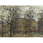 Włodzimierz Zakrzewski (1916 Petersburg - 1992 Warszawa), Pejzaż miejski, 1975 r.